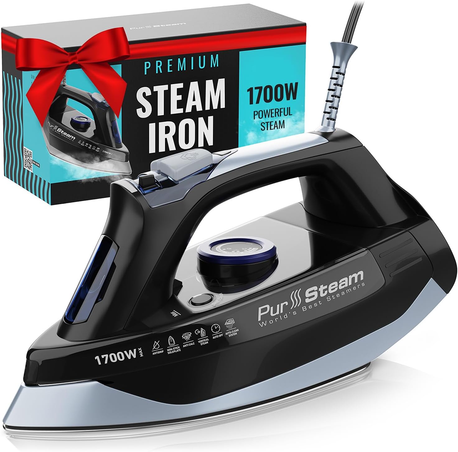 Professional Grade 1700W Steam Iron